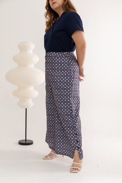 Eden Édition Limitée Romper (Navy Peranakan)