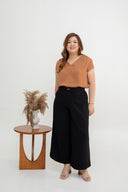 Silken Slip Sleeve Top (Toffee)