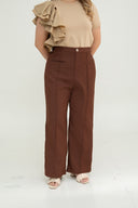 Modern Flow Tailored Pants (Coffee)
