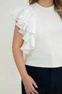 Viva Frill Tee (White)