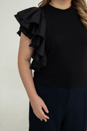 Viva Frill Tee (Black)