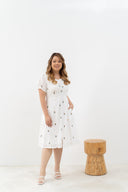 Embroidery Dress (White)