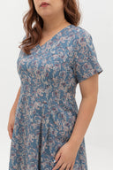 Yasmin Skater Dress (Paisley)