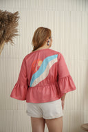 Viki Kimono in Peach (ELTWINE x AIRIN -Sunrise)