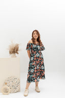 2-way Off Shoulder Midi Jumpsuit (Prosperous Blooms)