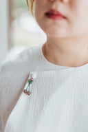 Heritage Charm Knot Romper (Ivory) - ELTWINE