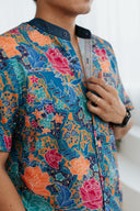 (MEN) Mandarin Collar Shirt (Heritage Peranakan) - ELTWINE