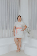 Detachable Mandarin Collar Romper (Bloomfield Embroidery)