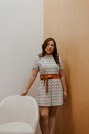 Detachable Mandarin Collar Romper (Modern Peranakan Tile Bloom) - ELTWINE