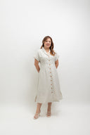 The Solene Dress (Natural Oat)