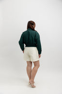 Polished Crossover Top (Deep Emerald)