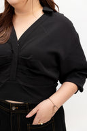 Polished Crossover Top (Classic Black)
