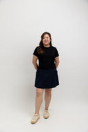 Easy Baby Tee Top (Black)