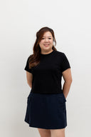 Easy Baby Tee Top (Black)