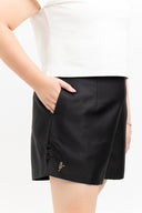Mid-Waist PerfectSilhouette Shorts (Black)