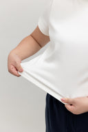Easy Baby Tee Top (White)