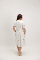 Tenderline Poise Dress (Vanilla Embroidery)