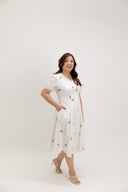 Tenderline Poise Dress (Vanilla Embroidery)