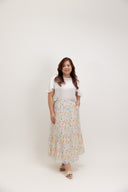 Wildbloom Iron-Free Elastic Waist Skirt (Painter’s)