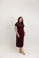 The Polo Dress (Burgundy)