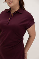 The Polo Dress (Burgundy)
