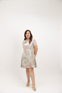 TwinBloom Reversible Dress (Midnight & Watercolour Rose) - ELTWINE