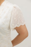 Heirloom Kebaya Top (Édition Deluxe Ivory Pearl) - ELTWINE