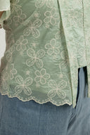 Heirloom Kebaya Top (Édition Deluxe Sage Lace) - ELTWINE