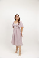 Duality Reversible Midi Dress (Pink Lilac)