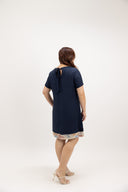 TwinBloom Reversible Dress (Midnight & Watercolour Rose) - ELTWINE