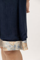 TwinBloom Reversible Dress (Midnight & Watercolour Rose) - ELTWINE