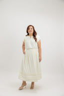 Sunday Soft Frill Blouse (Cream)