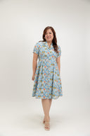 Lawnfield Button Shirt Dress (Regency Blue) - ELTWINE