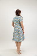 Lawnfield Button Shirt Dress (Regency Blue) - ELTWINE