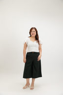 Sweetheart Eyelet Flutter-Sleeve Top (Ivory)