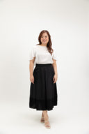 Airlight Panelled Skirt (Midnight Black)