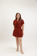 Open House Ribbon Skorts (Rouge Red) - ELTWINE