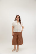 Open House Tie Blouse (Ivory)