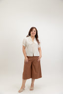 Open House Tie Blouse (Ivory)