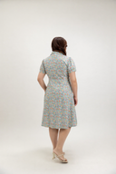 Lawnfield Button Shirt Dress (Island Fern Green) - ELTWINE