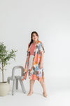 Printed Throw Outerwear (Playful Art)
