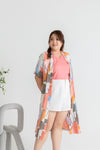 Printed Throw Outerwear (Playful Art)