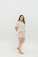 Coastal Stripe Shirt (Creme)