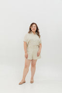 Atlas Stripes Shorts (Cream)