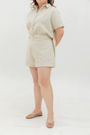 Atlas Stripes Shorts (Cream)