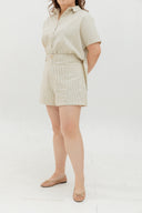 Atlas Stripes Shorts (Cream)