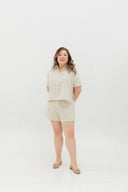 Atlas Stripes Shorts (Cream)