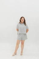 Coastal Stripe Shirt (Grey)