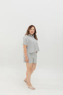 Coastal Stripe Shirt (Grey)