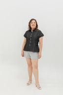 Frame Soft Denim Top (Midnight)